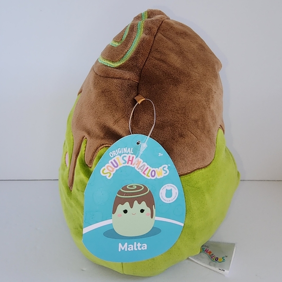 MALTA 🟢 FTM Matcha Cinnamon Roll Original Squishmallow by Kelly Toy ☆ NWT ☆ - Picture 2 of 8